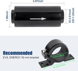 10 micron inline fuel filter black — view 4