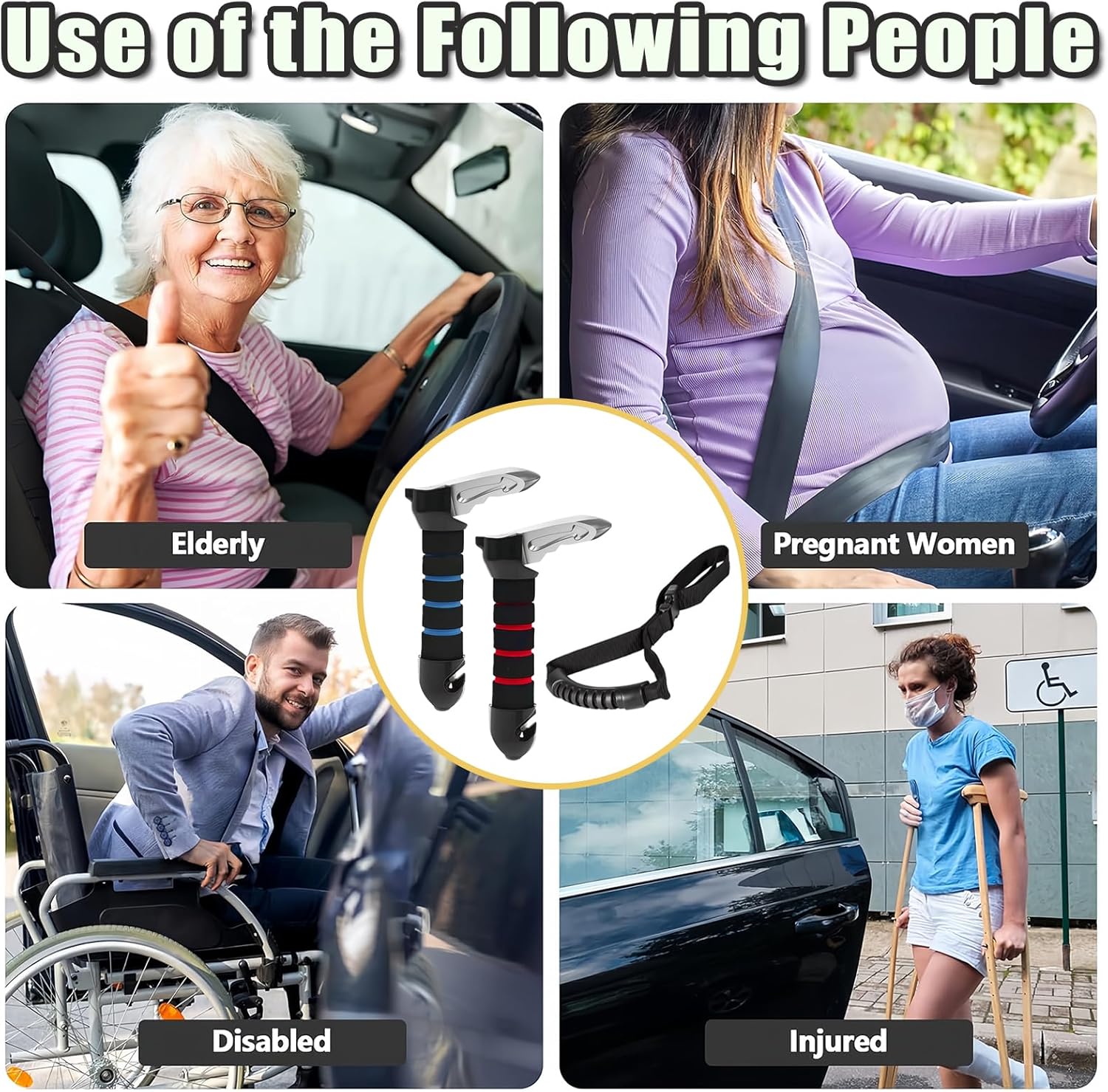 3-in-1 car grab handle assist — view 7