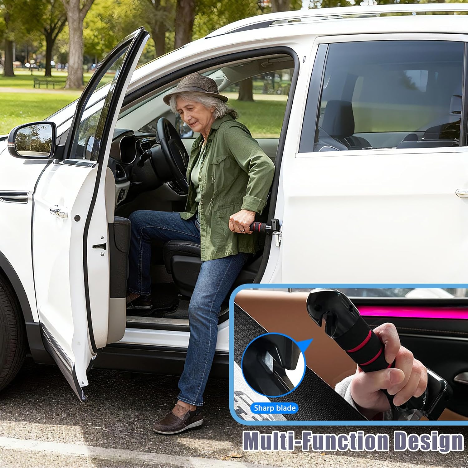 3-in-1 car grab handle assist — view 8