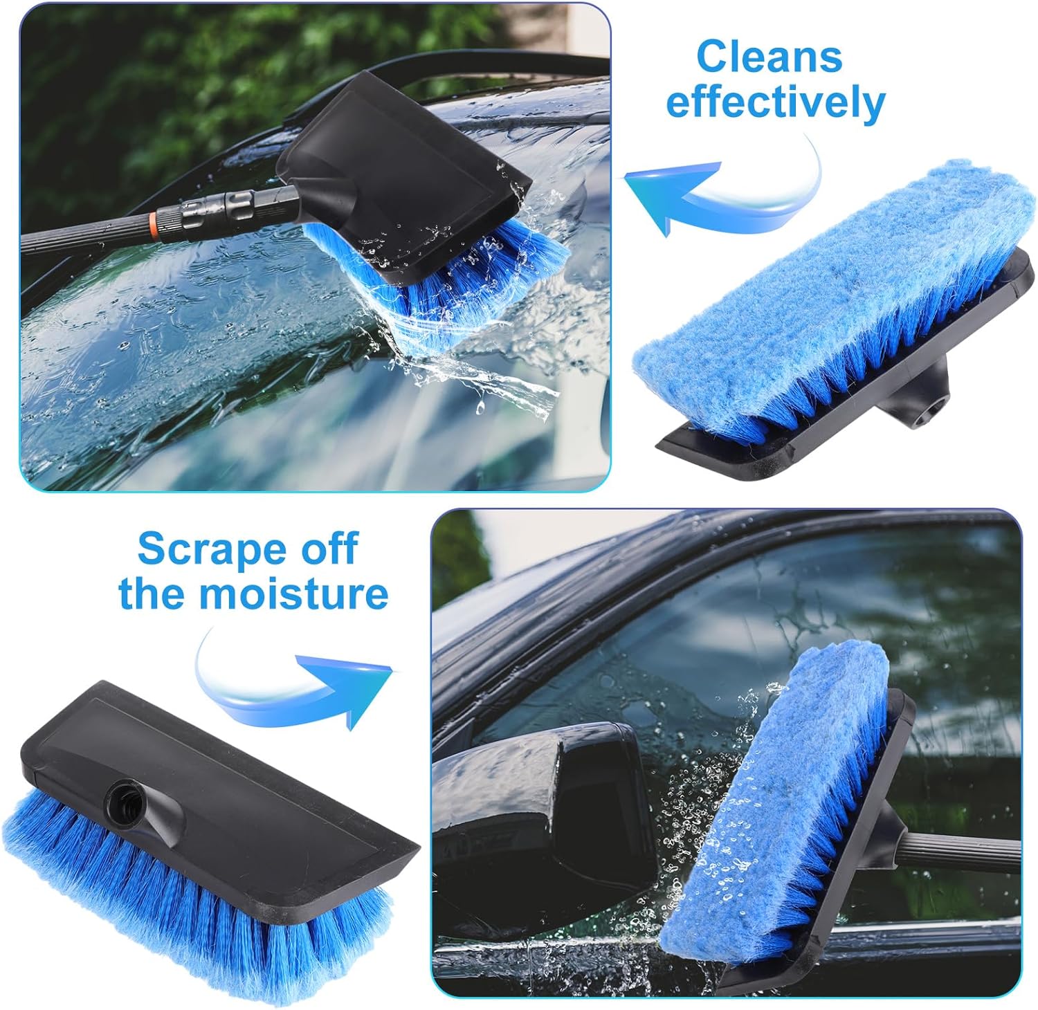 2 pcs 10 inch solar panel brush head — view 6