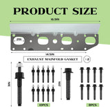 Ram 5.7L exhaust manifold gasket set — view 3