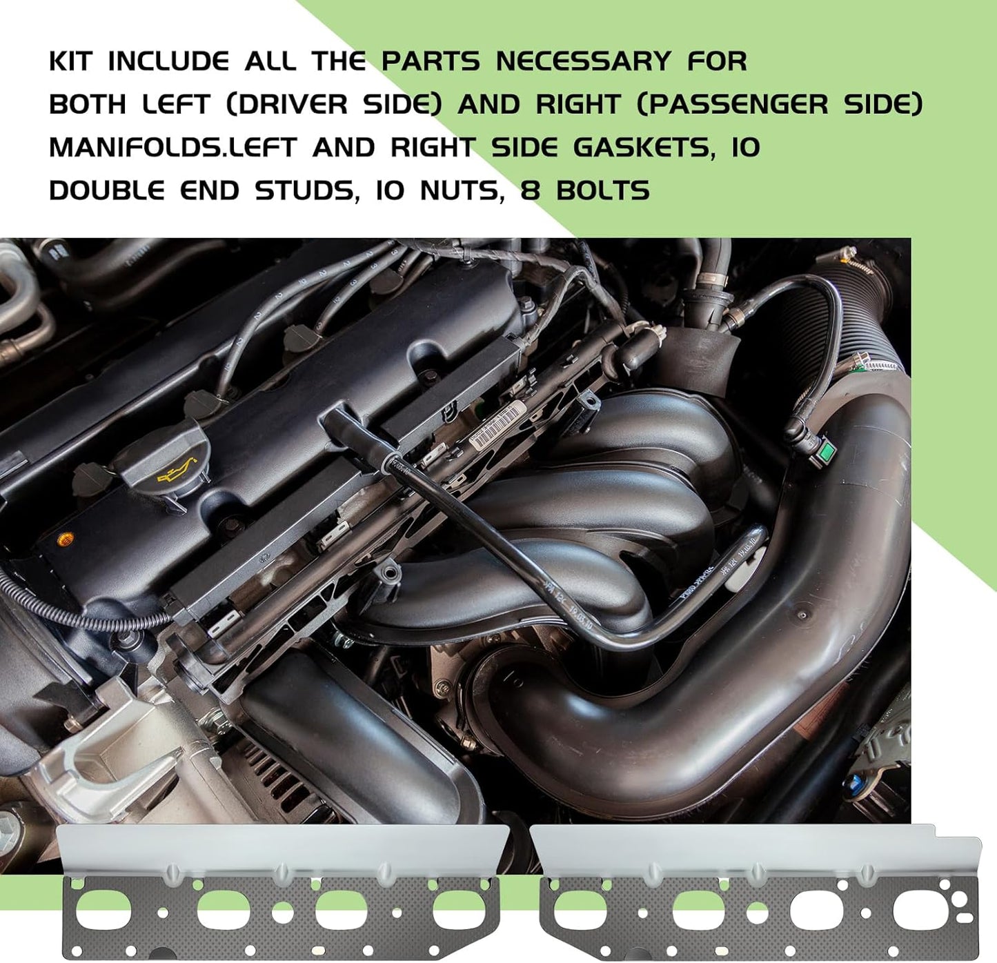 Ram 5.7L exhaust manifold gasket set — view 7