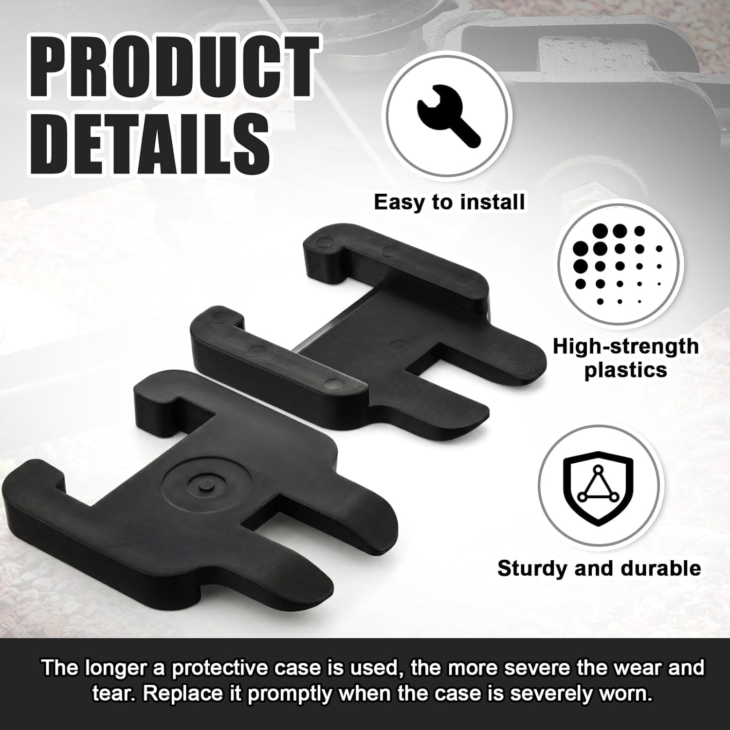 4 pcs hitch sway bracket jackets — view 4