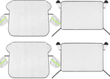 4 pcs car windshield sun shade set — view 2