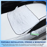 4 pcs car windshield sun shade set — view 4