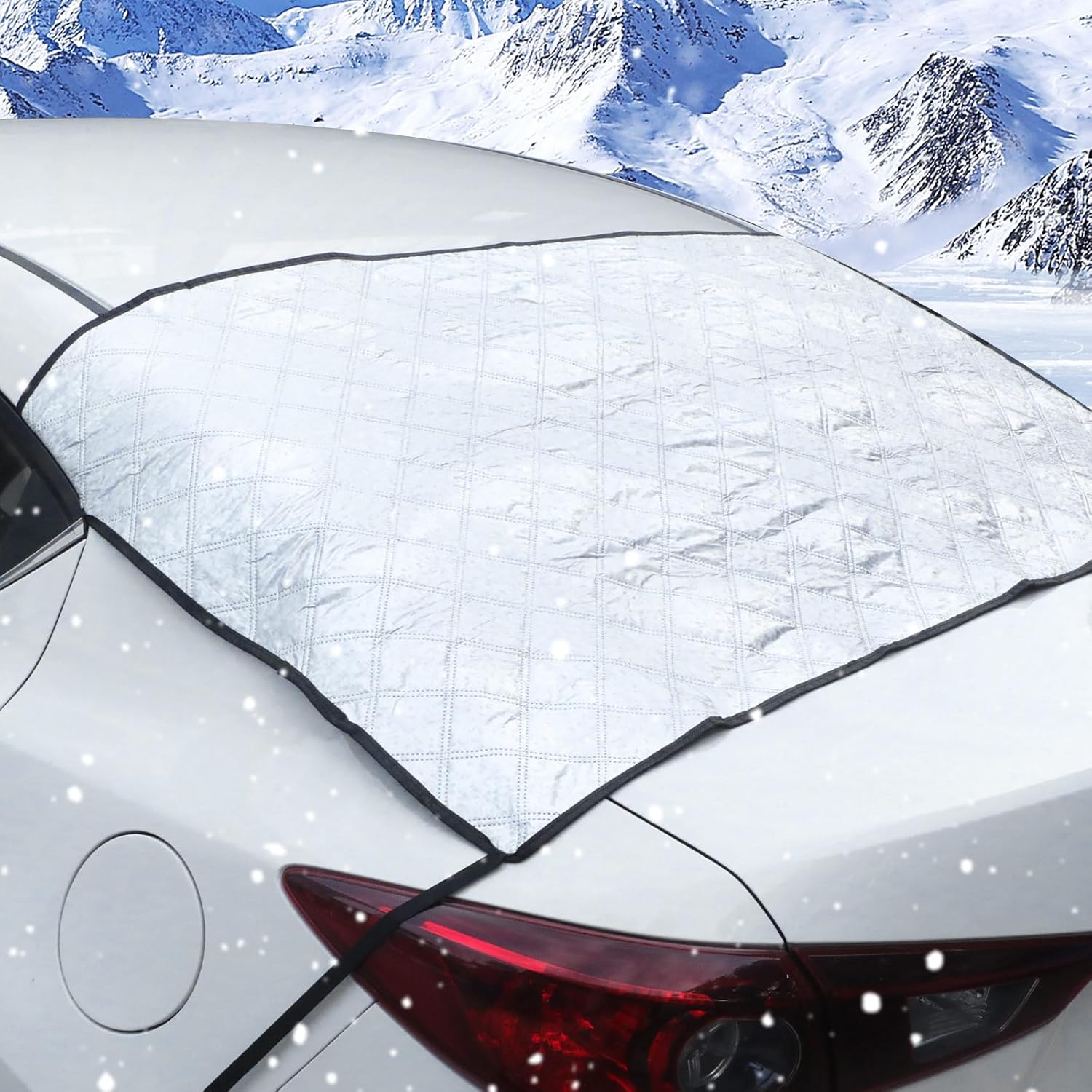 4 pcs car windshield sun shade set — view 5