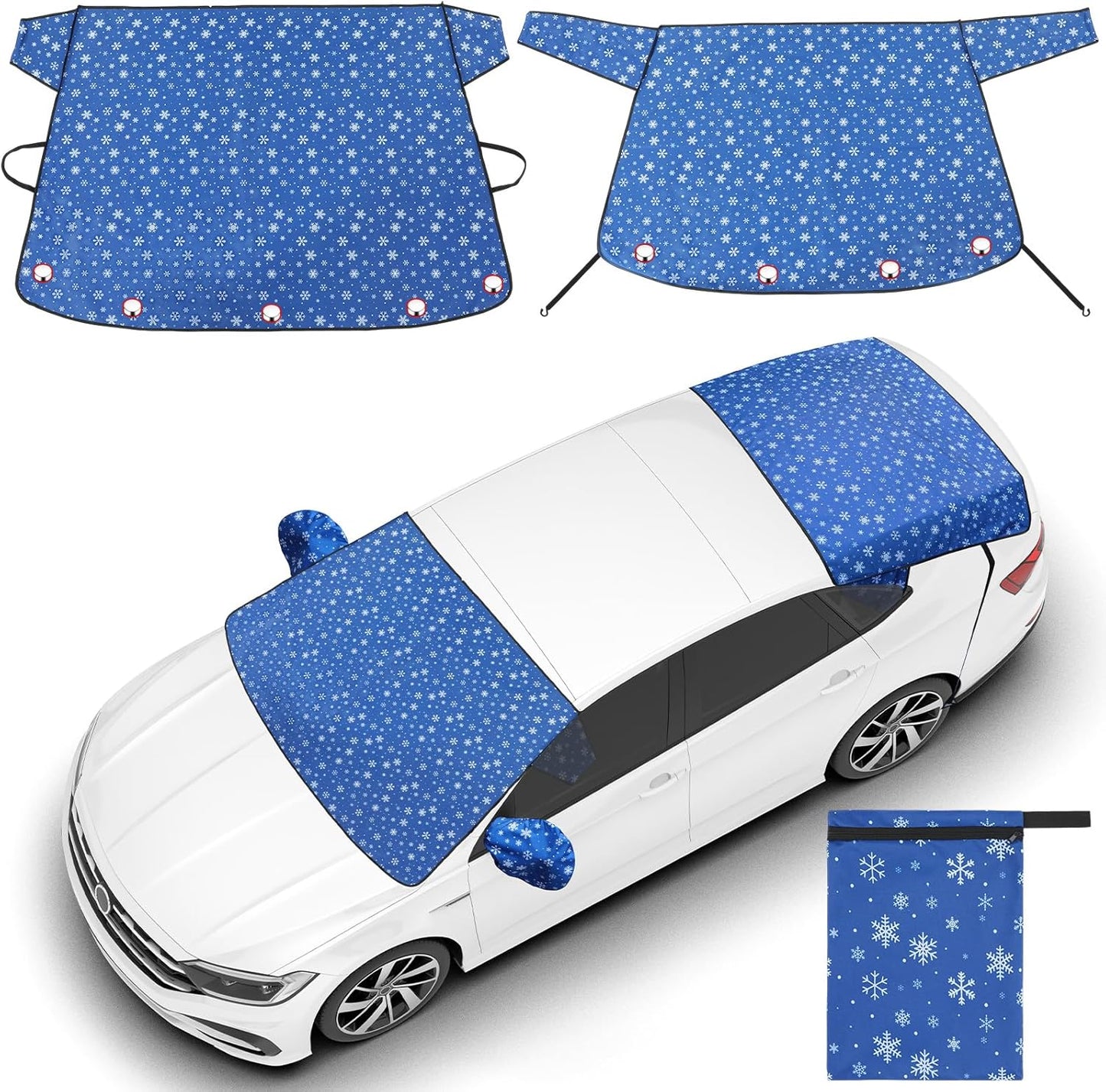 2 pcs windshield snow cover set — view 2