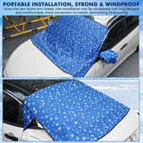 2 pcs windshield snow cover set — view 3