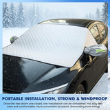 2 piece car windshield sunshade set — view 3