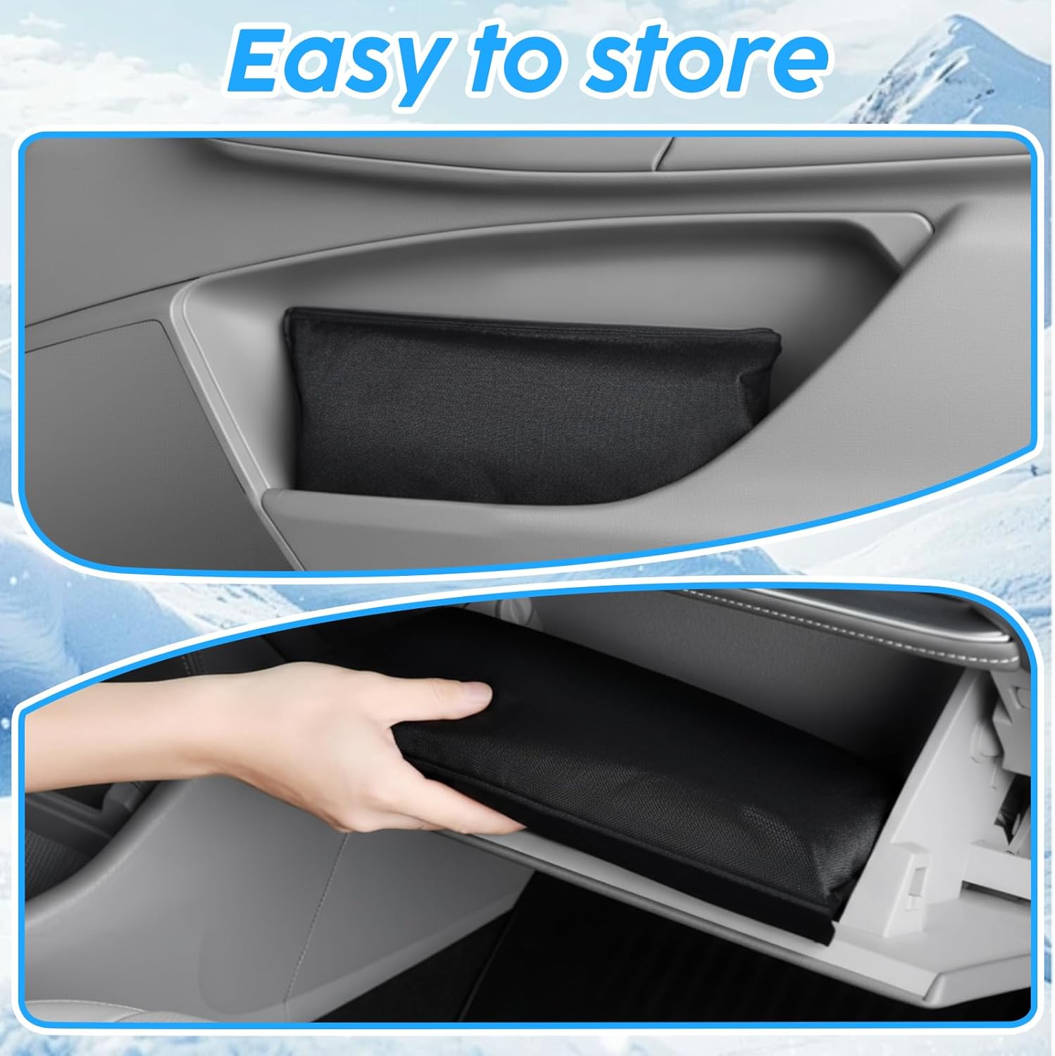 600D Oxford windshield snow cover — view 5