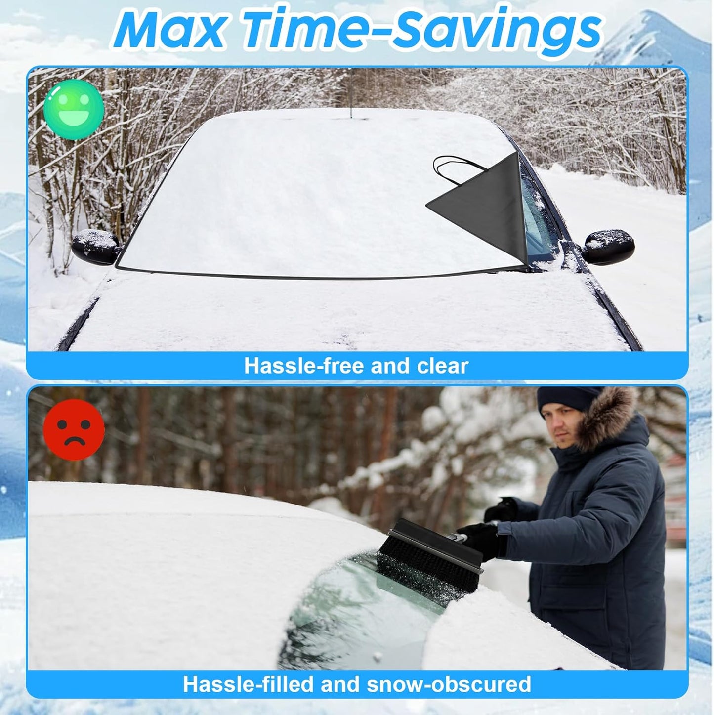 600D Oxford windshield snow cover — view 8