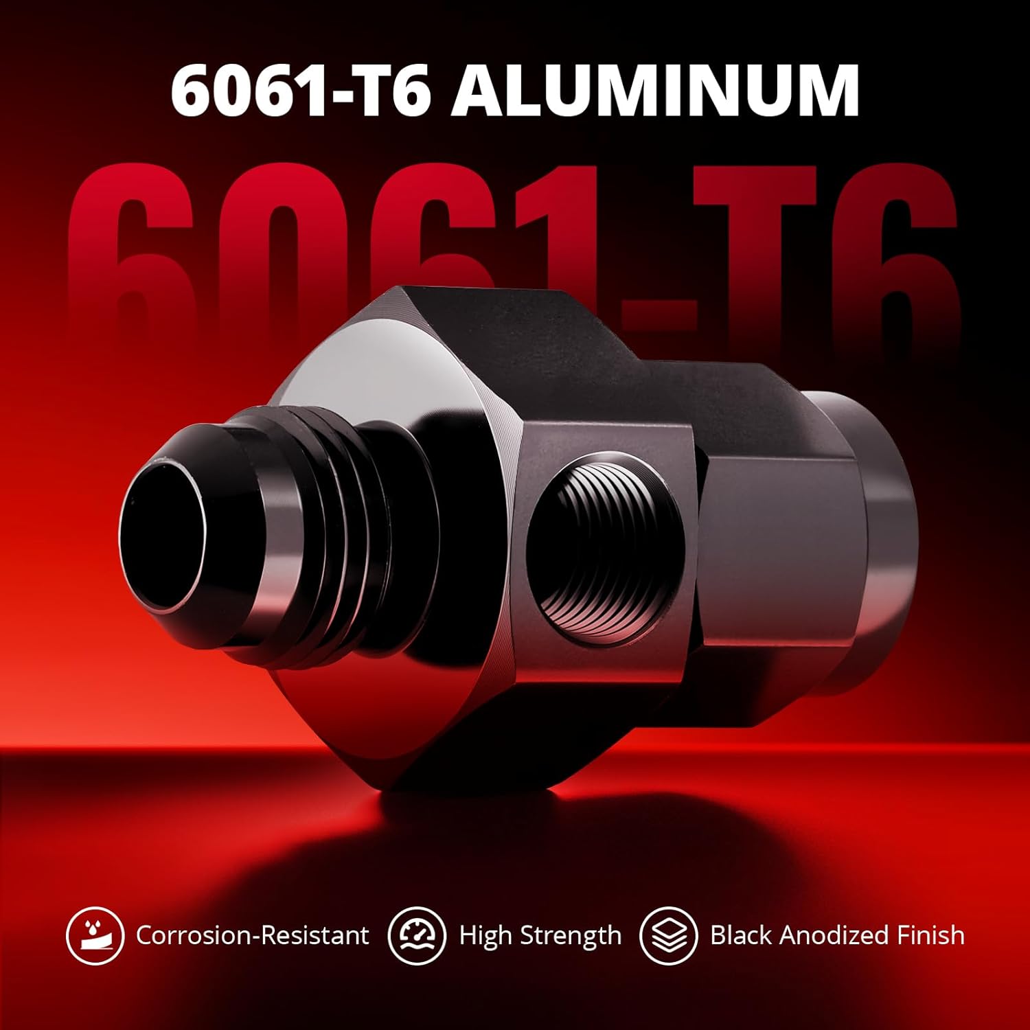 6AN fuel pressure take-off adapter — view 4