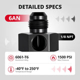6AN fuel pressure take-off adapter — view 7