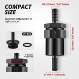3/8 inch billet inline fuel filter — view 3
