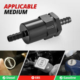 3/8 inch billet inline fuel filter — view 6