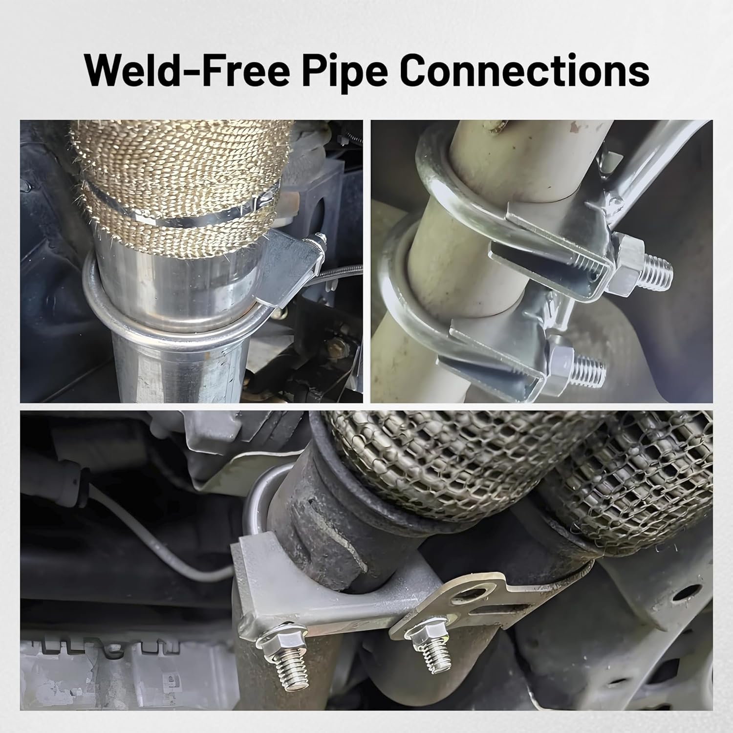 3 inch U-bolt exhaust clamp 2-pack — view 7