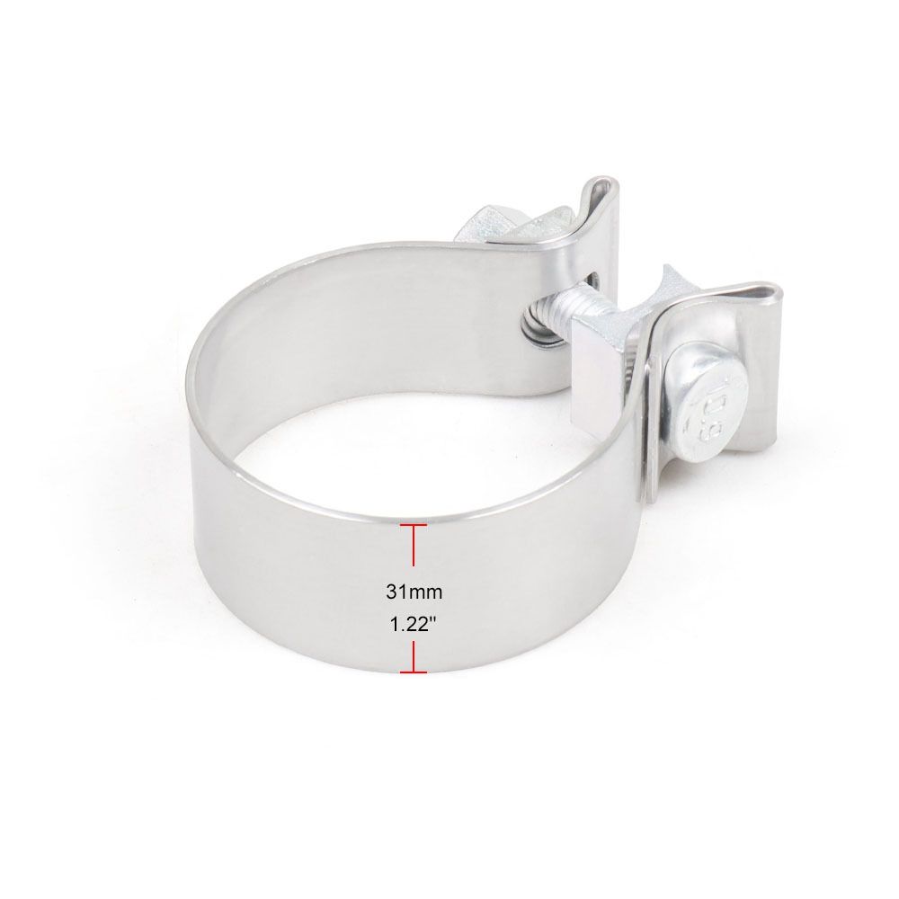 2.5 inch exhaust clamp 2-pack — view 4