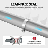 2.5 inch exhaust clamp 2-pack — view 7
