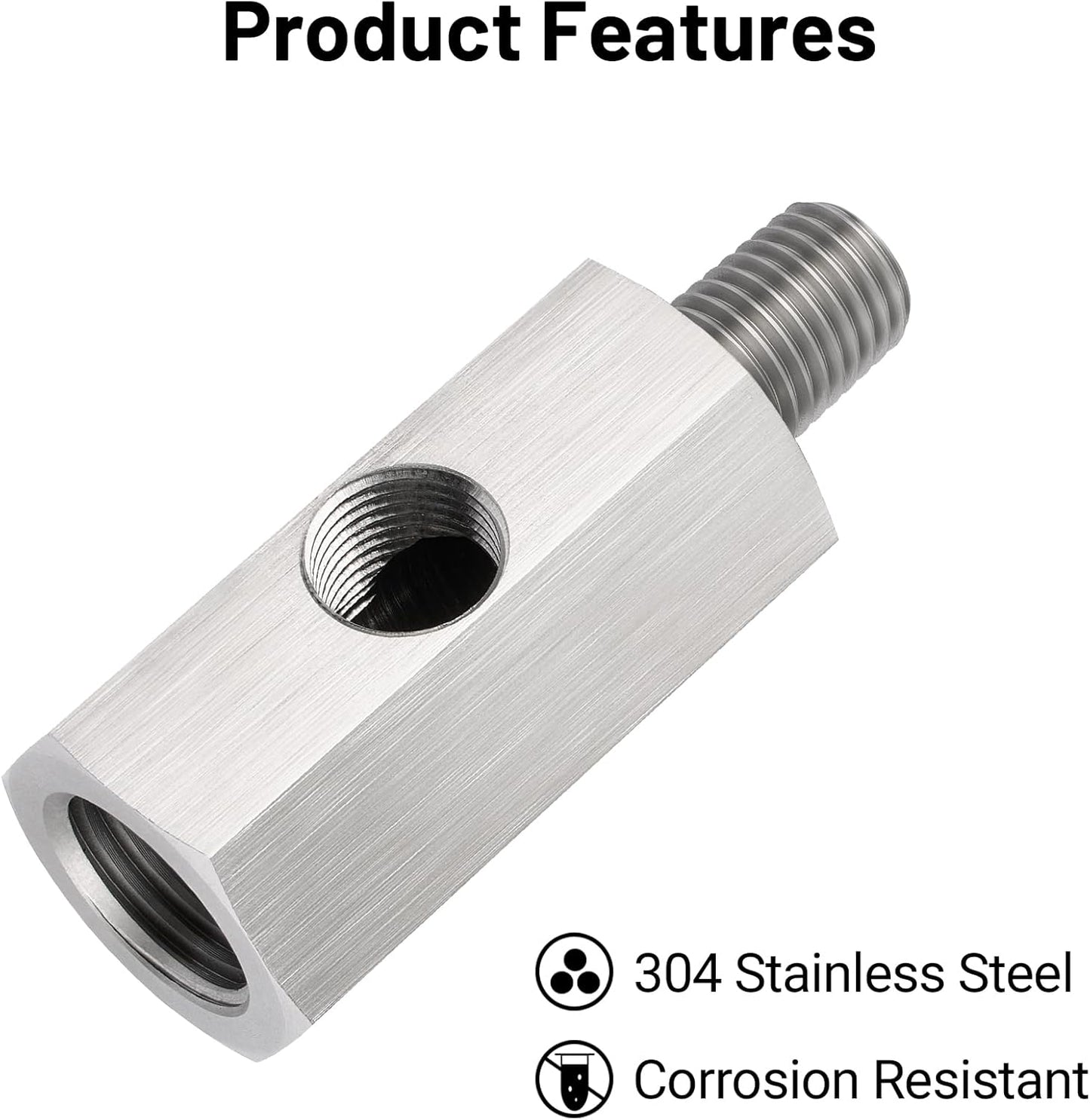 1/8 NPT oil pressure sensor tee adapter — view 6