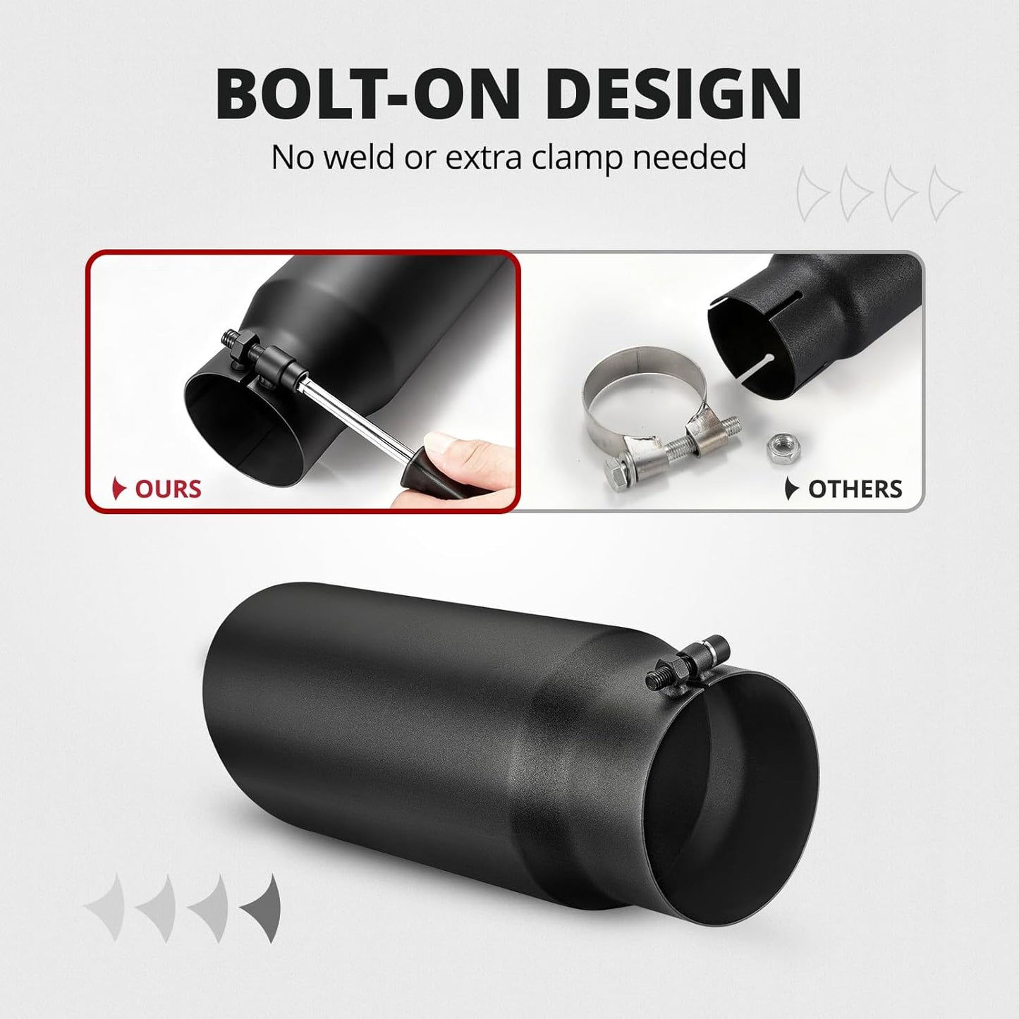 5 to 6 inch diesel exhaust tip — view 5