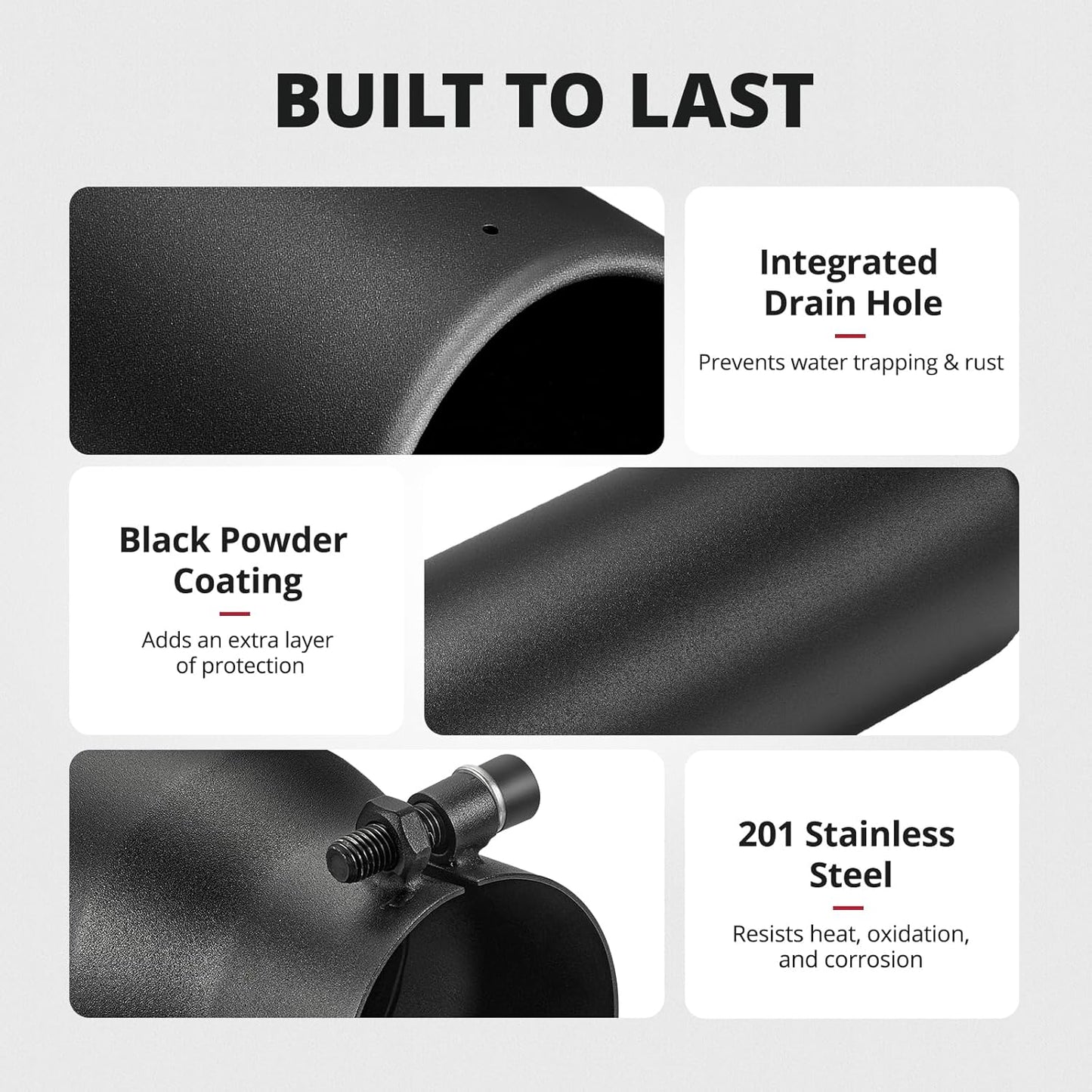 5 to 6 inch diesel exhaust tip — view 7