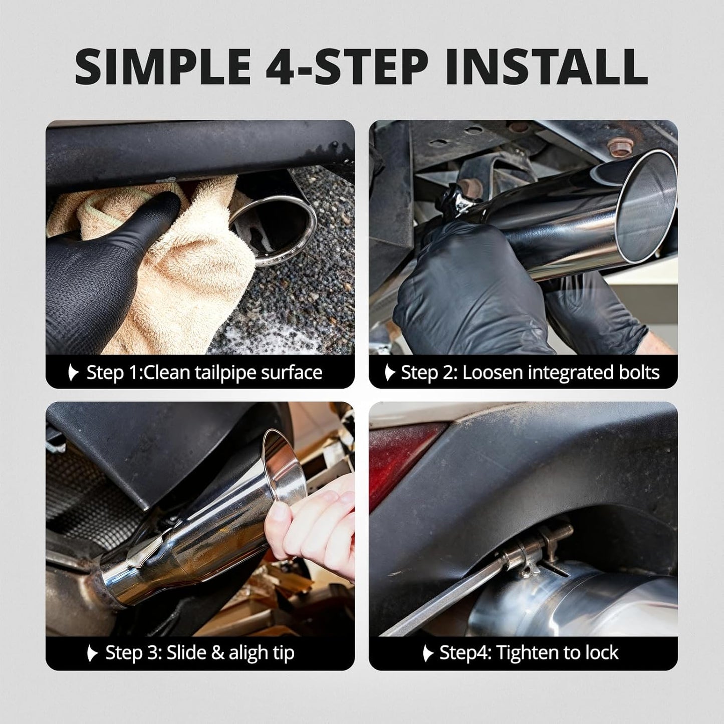 5 to 6 inch diesel exhaust tip — view 8