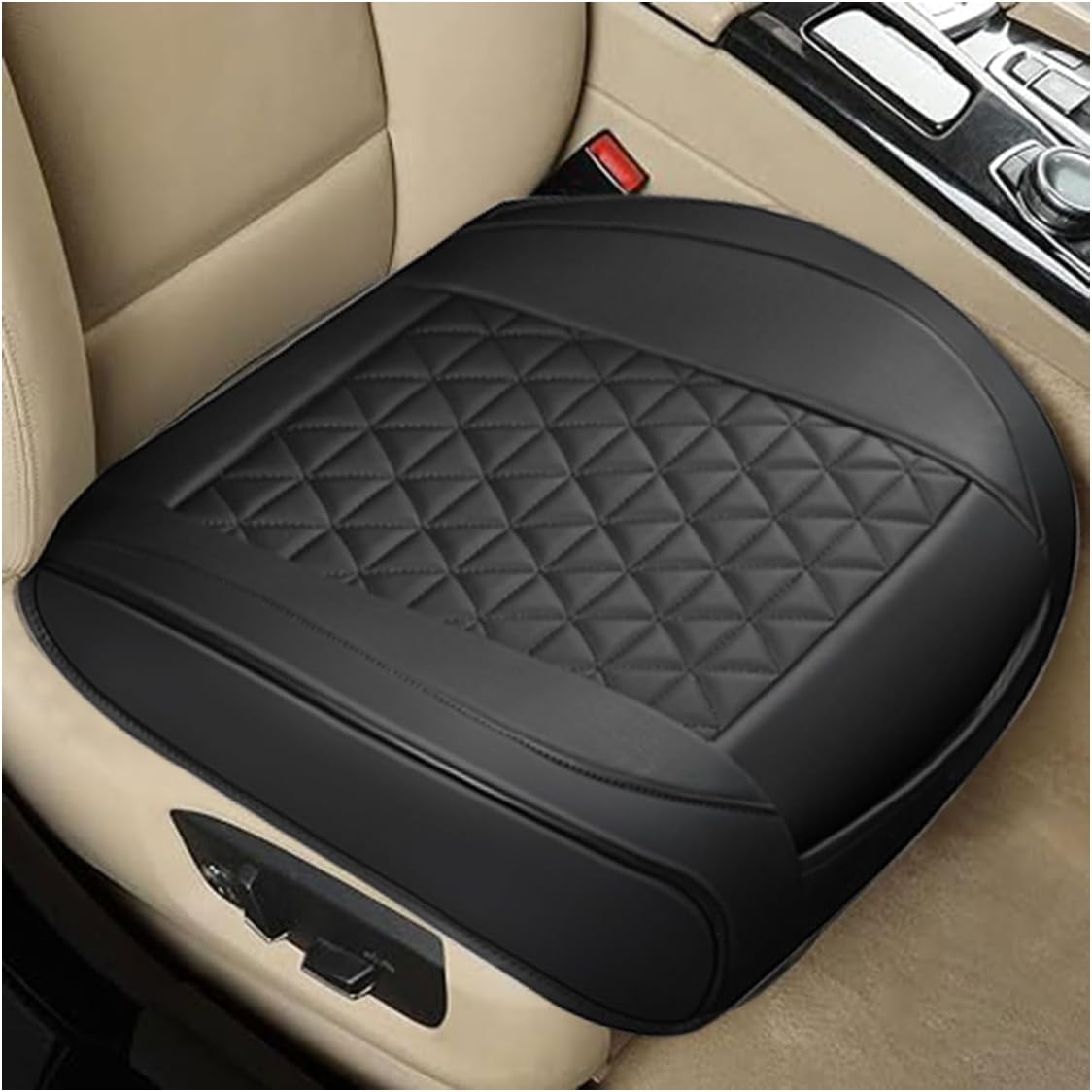 Leather car front seat cover — view 2