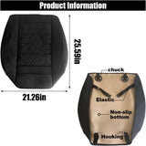 Leather car front seat cover — view 3