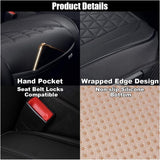 Leather car front seat cover — view 4
