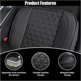 Leather car front seat cover — view 6