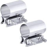 2 pcs 2.25 inch exhaust clamp — view 2