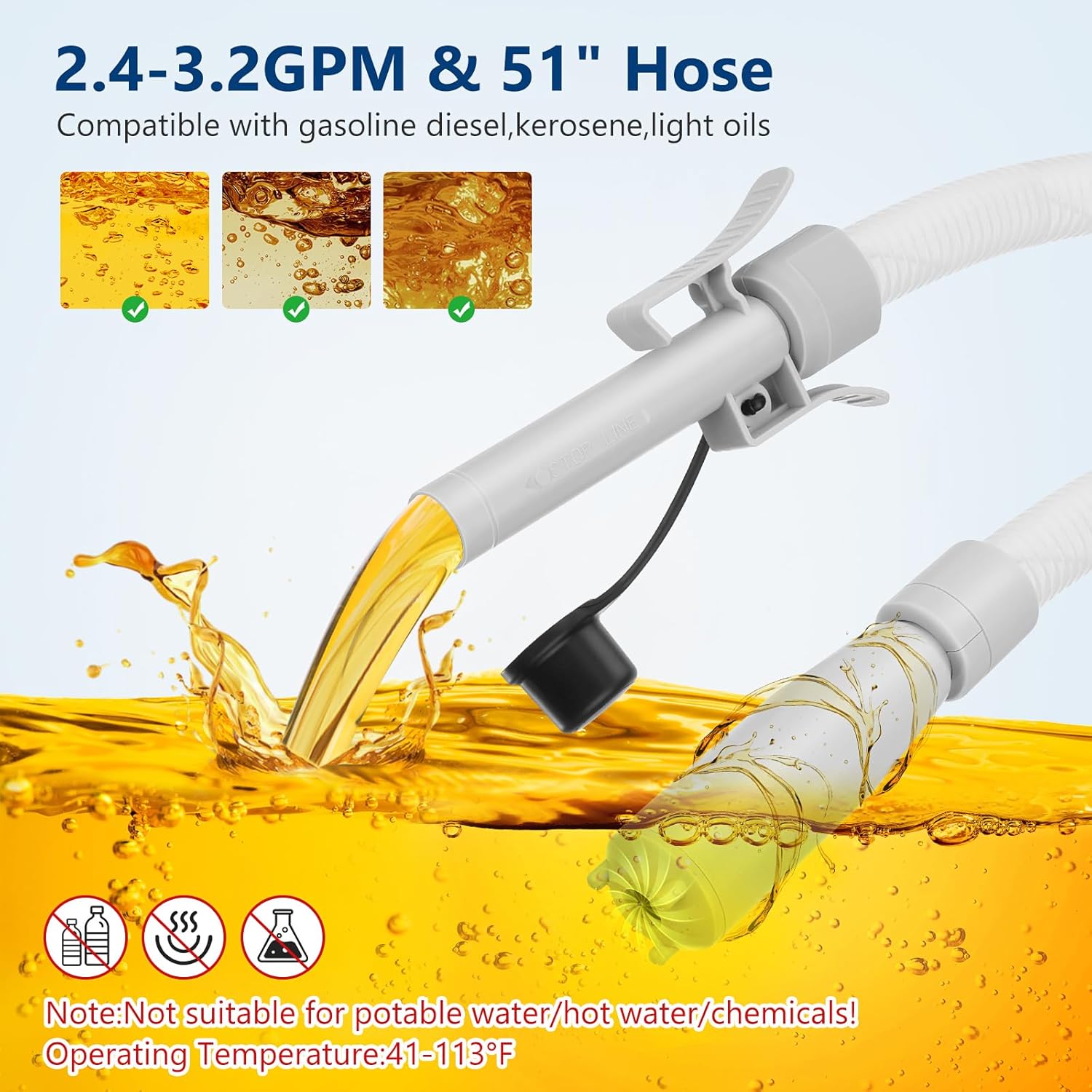 Fuel Transfer Pump with Auto-stop Sensor — view 8