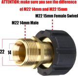 Pressure Washer Adapter and M22 Pressure — view 4