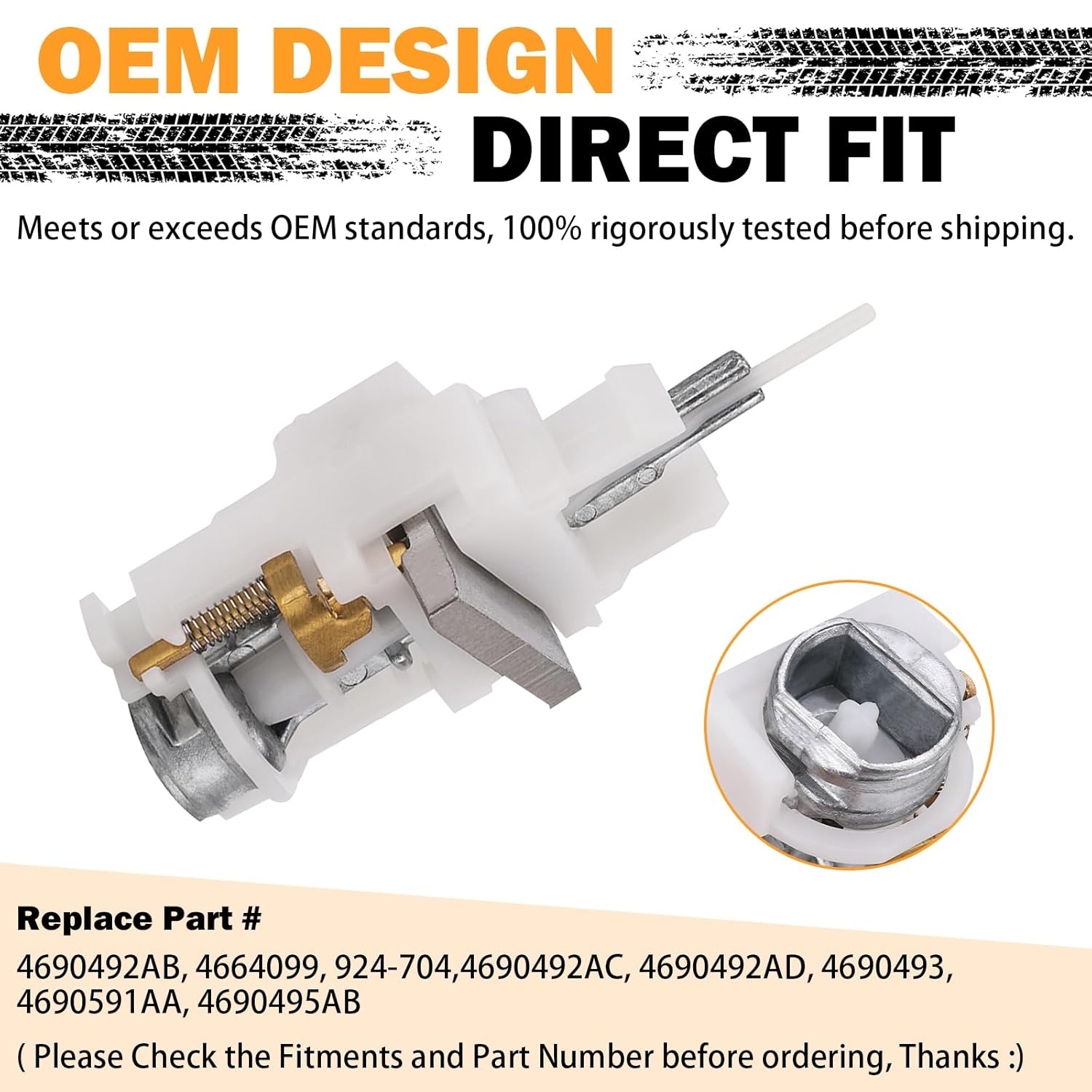 Ignition Switch Actuator Pin 924-704 — view 6