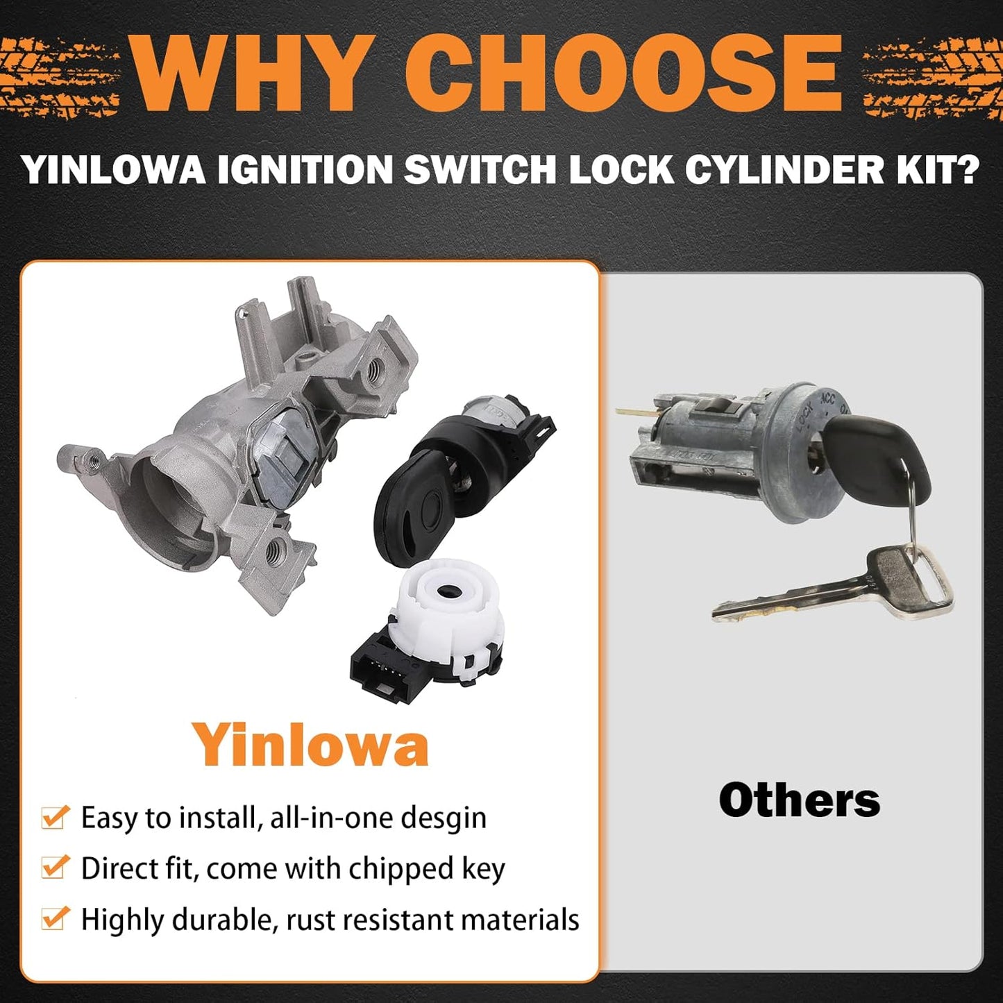 Ignition Switch Lock Cylinder 1K0905851B — view 9