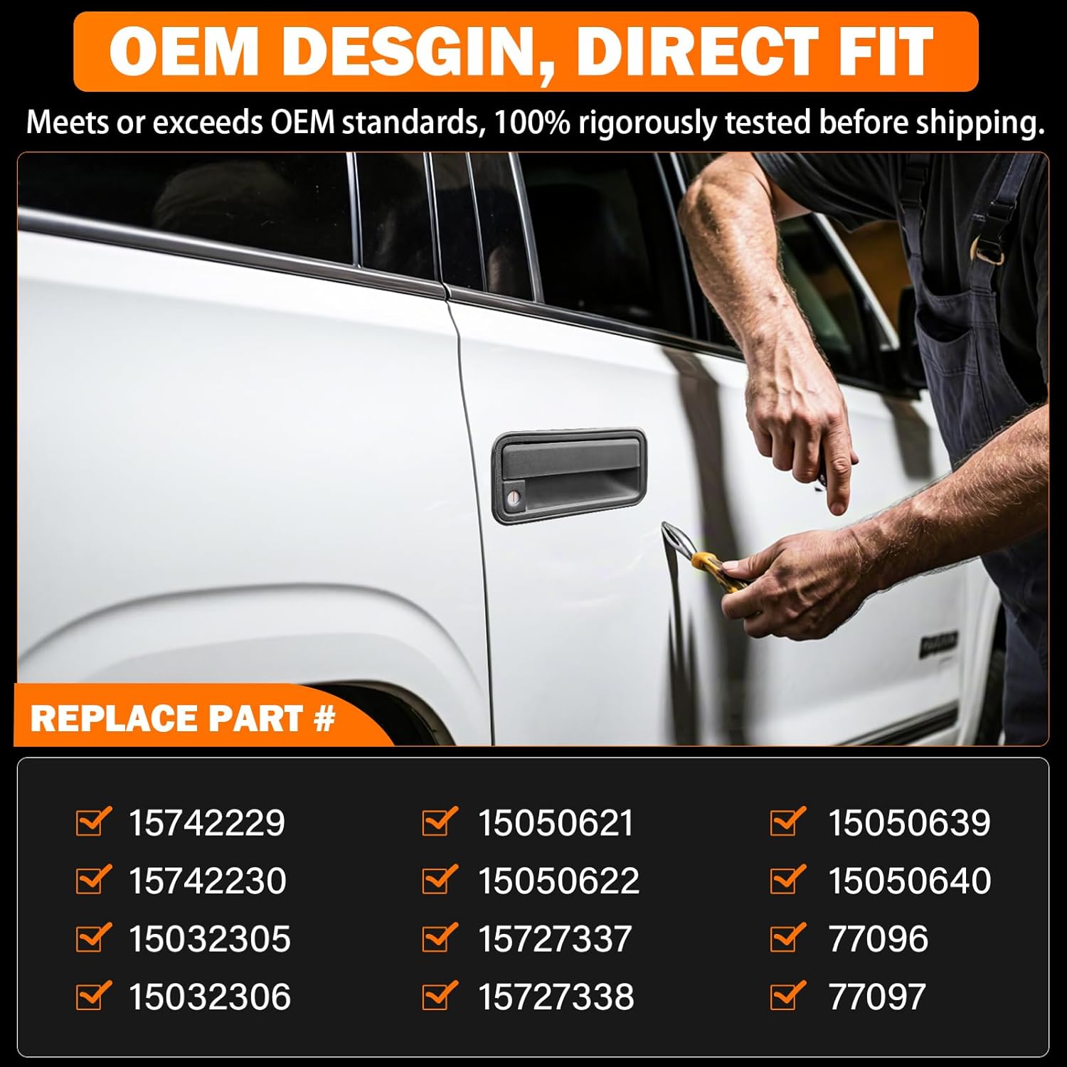Exterior Door Handle w/Lock Cylinder — view 5