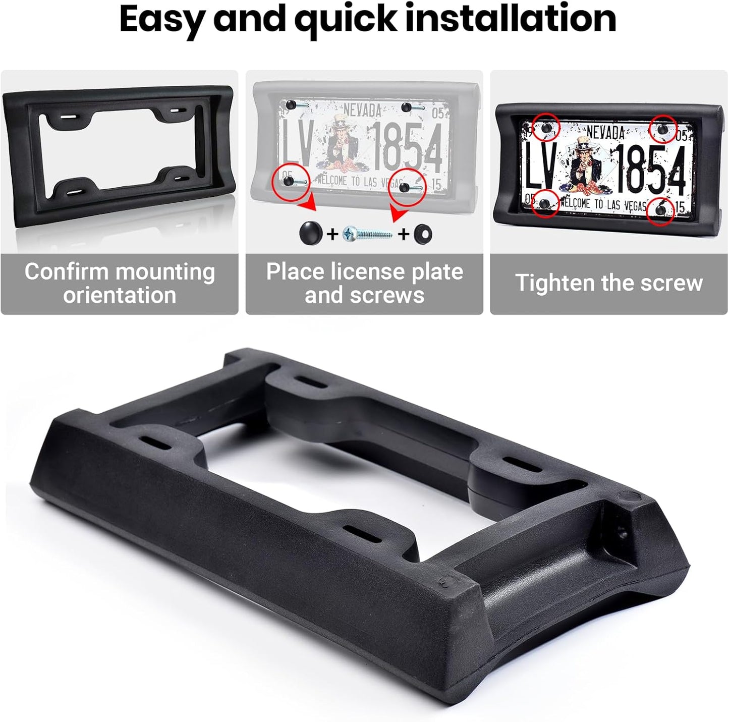 Ultimate License Plate Bumper Guard Screws — view 5