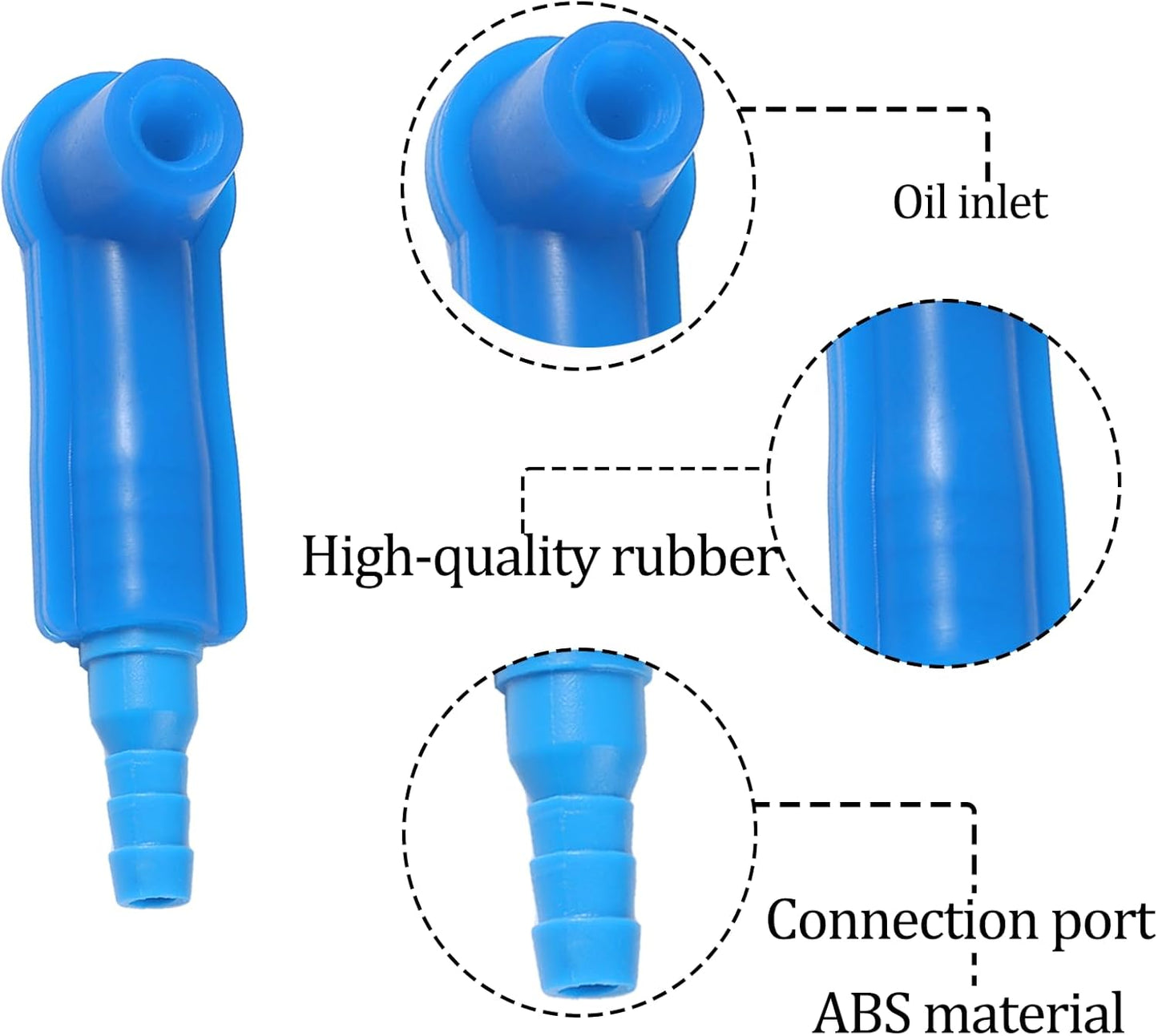 5 piece brake bleeding adapter kit — view 3