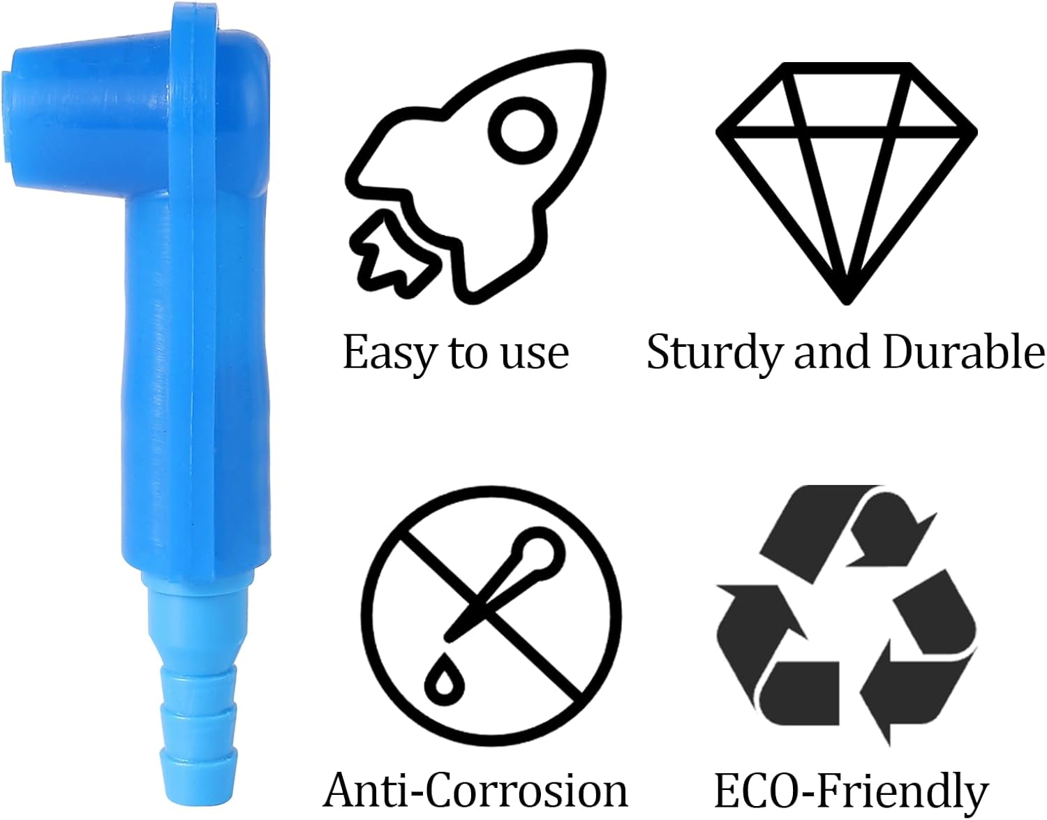 5 piece brake bleeding adapter kit — view 4