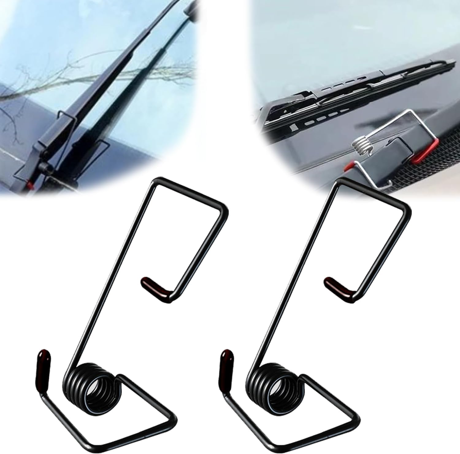 2 piece wiper arm pressure spring set — view 2