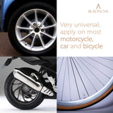 Aluminium tyre valve stem caps, silver — view 5