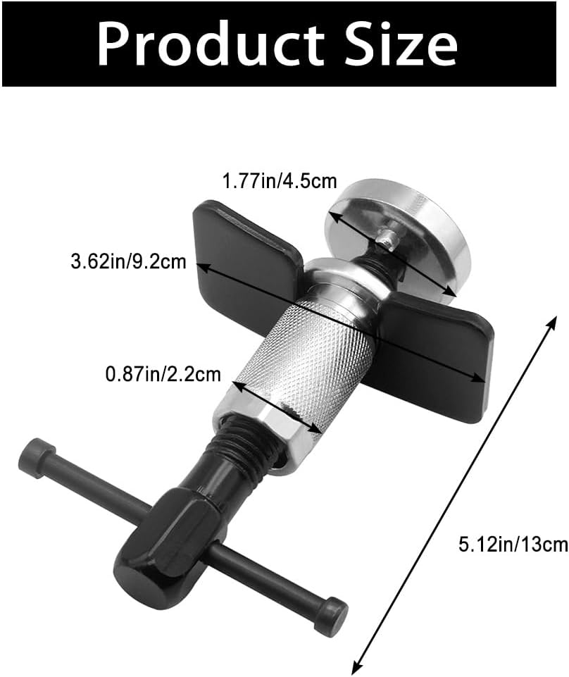 Brake caliper piston rewind tool — view 3