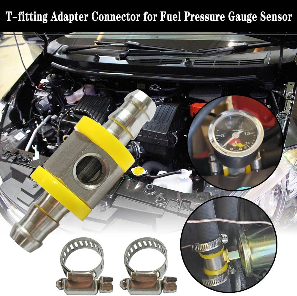 3/8 inch fuel line T-fitting adapter — view 7