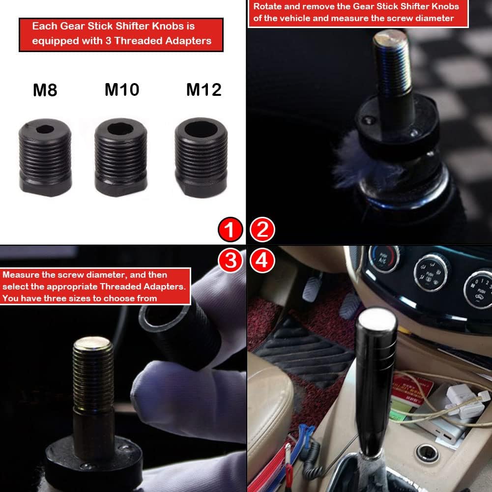 Aluminium alloy gear shift knob — view 5