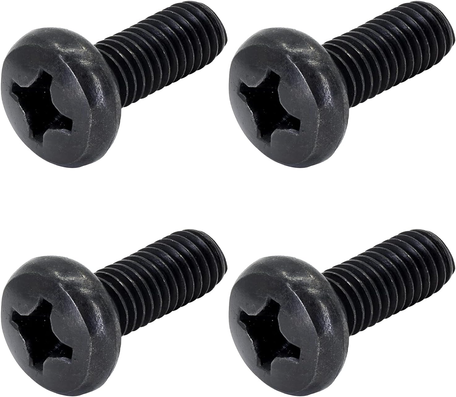 Black licence plate screws, pack of 4 — view 2