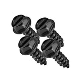 Black license plate screws stainless — view 2
