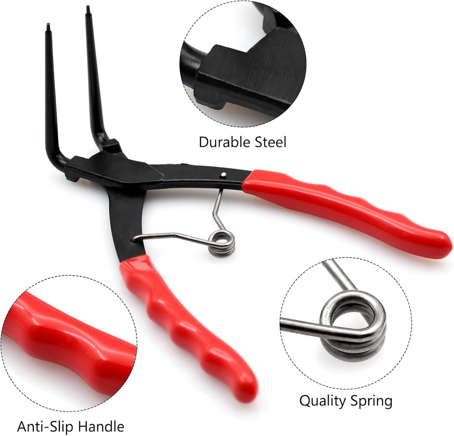 90 Degree Long Nose Snap Ring Pliers — view 6