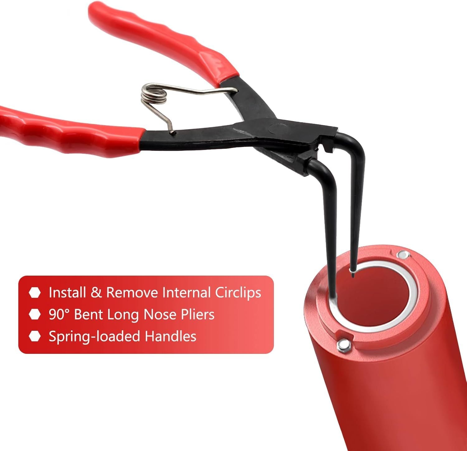 90 Degree Long Nose Snap Ring Pliers — view 7