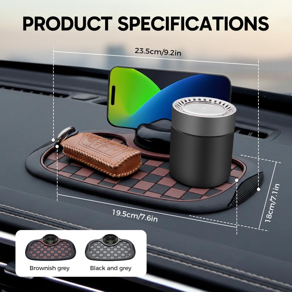 Car dashboard anti-slip phone mat — view 8