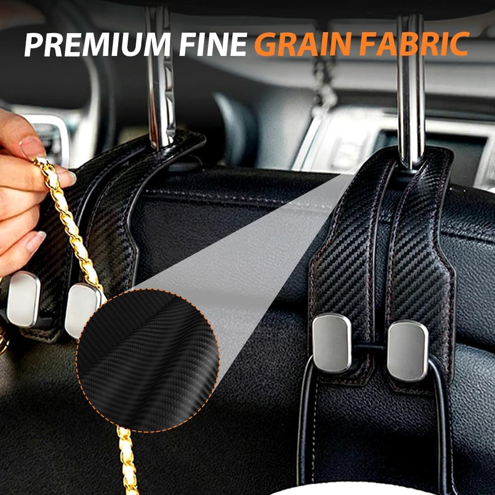 Car seat back double storage hook, 2 pcs — view 5